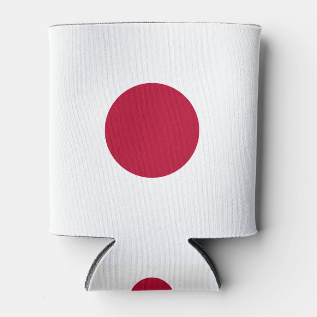 Japanische Flagge Dosenkühler (Vorderseite)