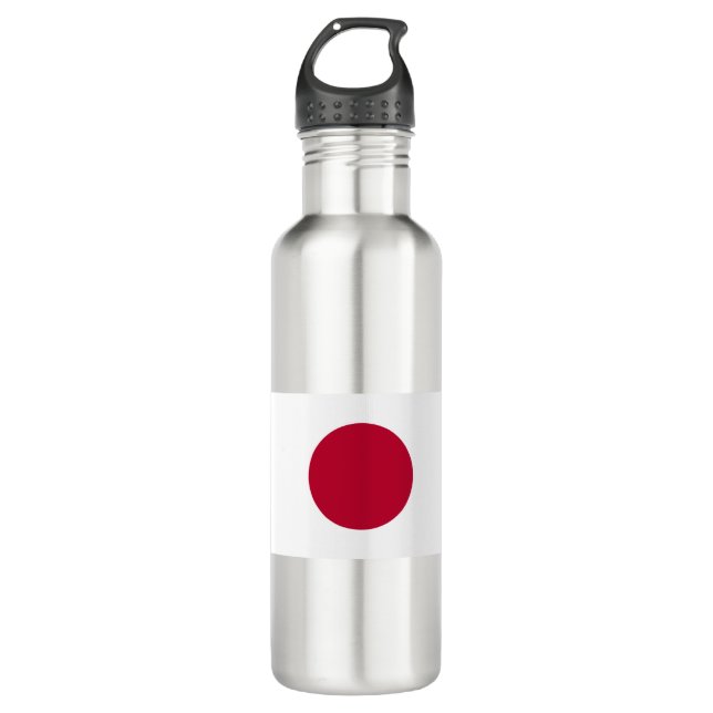 Japanische Flagge Edelstahlflasche (Vorderseite)