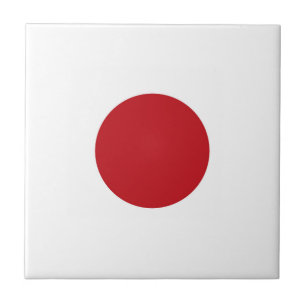 Japanische Flagge Fliese