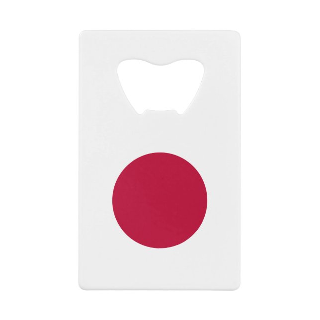 Japanische Flagge Geldbeutel Flaschenöffner (Vorderseite)