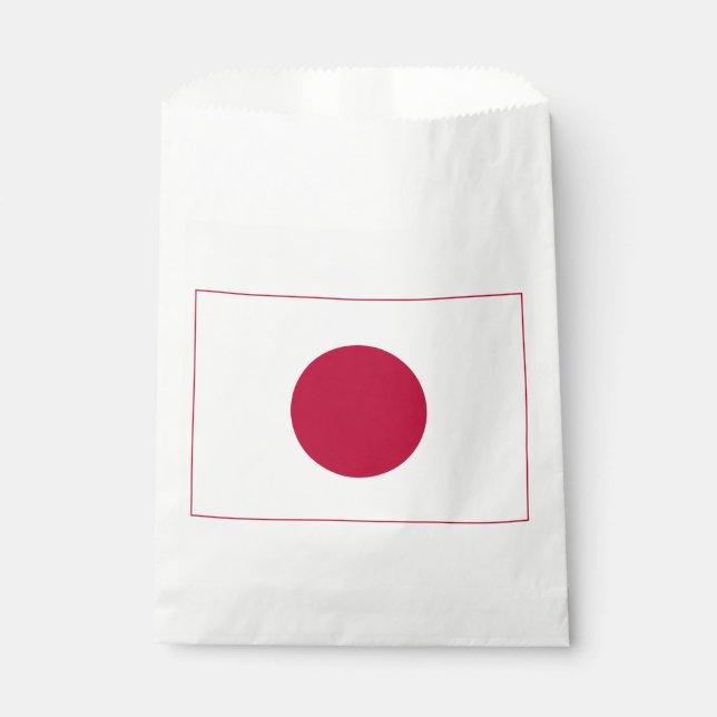 Japanische Flagge Geschenktütchen (Vorderseite)