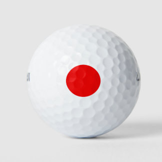 Japanische Flagge Golfball
