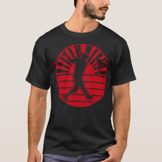 Japanische Flagge Japanischer Baseball-Aufstieg Su T-Shirt