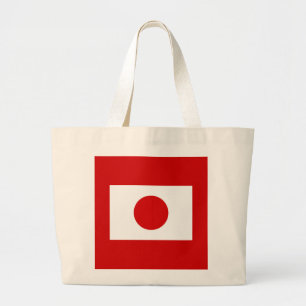 Japanische Flagge Jumbo Stoffbeutel