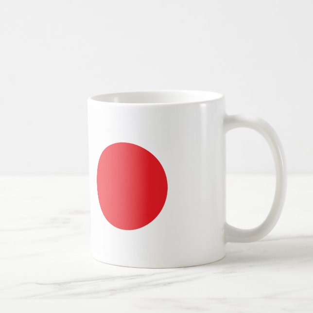 Japanische Flagge Kaffeetasse (Rechts)