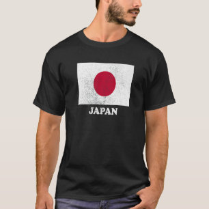 Japanische Flagge mit japanischer Flagge T-Shirt
