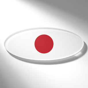Japanische Flagge Namenschild