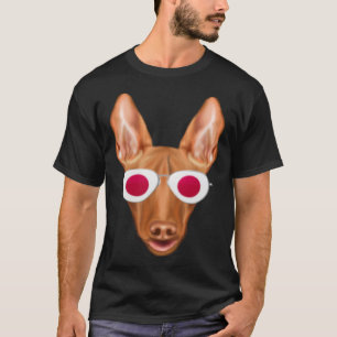 Japanische Flagge Pharaoh Hound Dog Japan Pocket T-Shirt