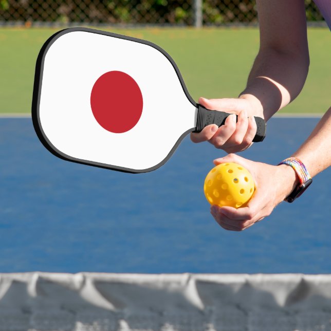 Japanische Flagge Pickleball Schläger (InSitu)
