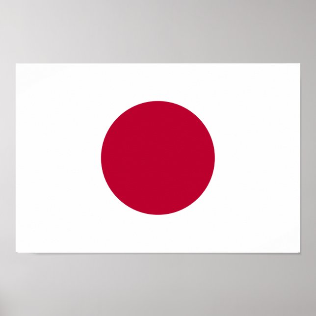 Japanische Flagge Poster (Vorne)