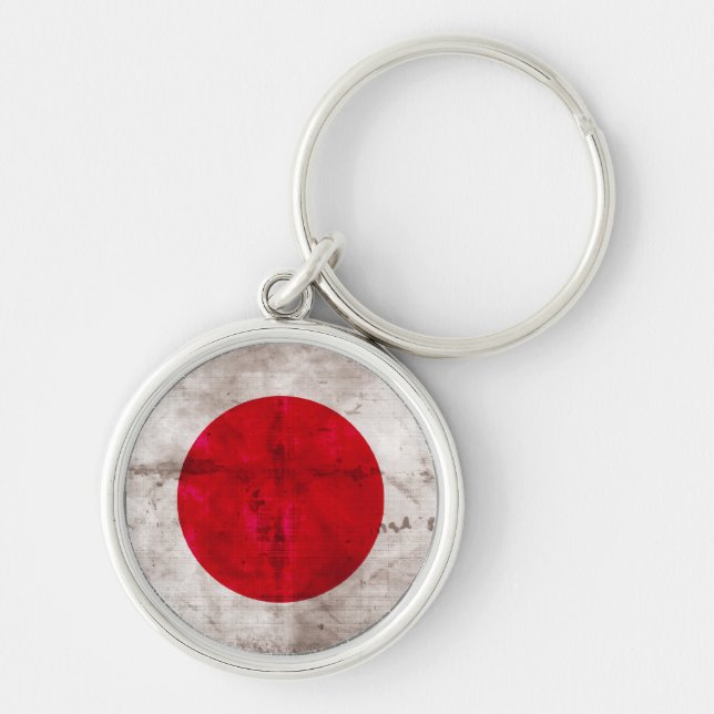 Japanische Flagge Schlüsselanhänger (Vorne)
