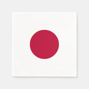 Japanische Flagge Serviette