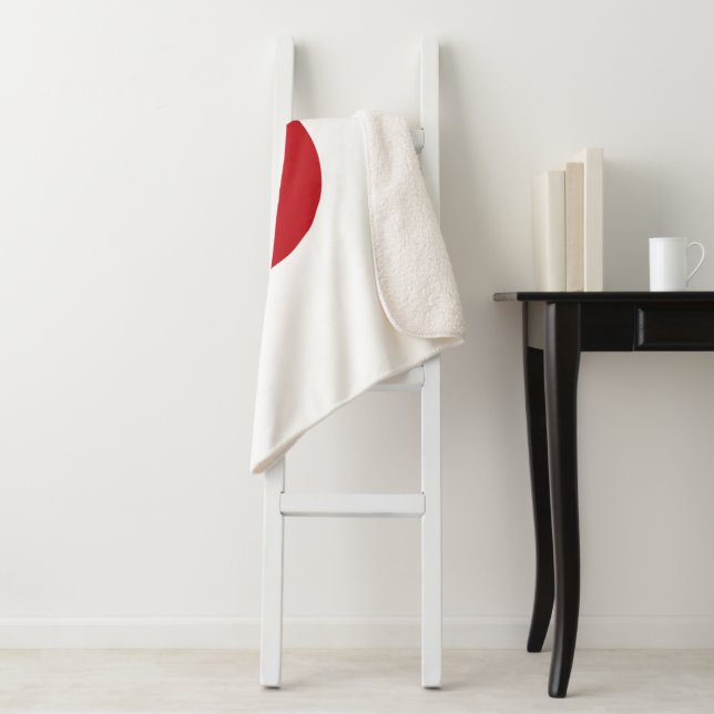 Japanische Flagge Sherpadecke (Beispiel)
