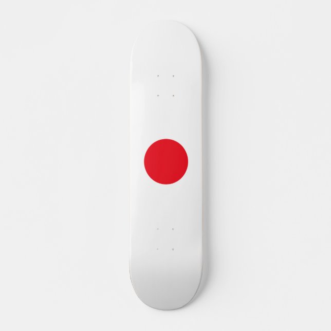 Japanische Flagge Skateboard (Vorne)