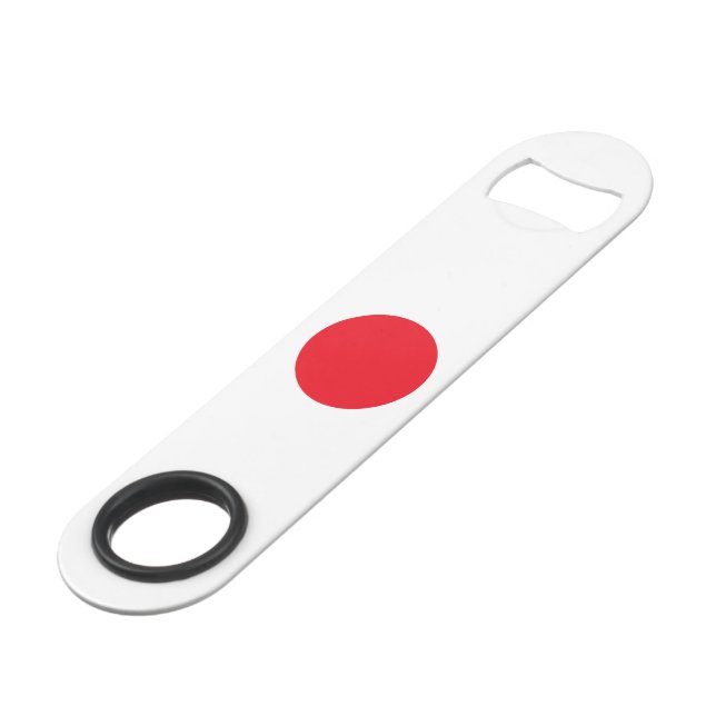 Japanische Flagge Speed Flaschenöffner (Vorderseite Schrägansicht)