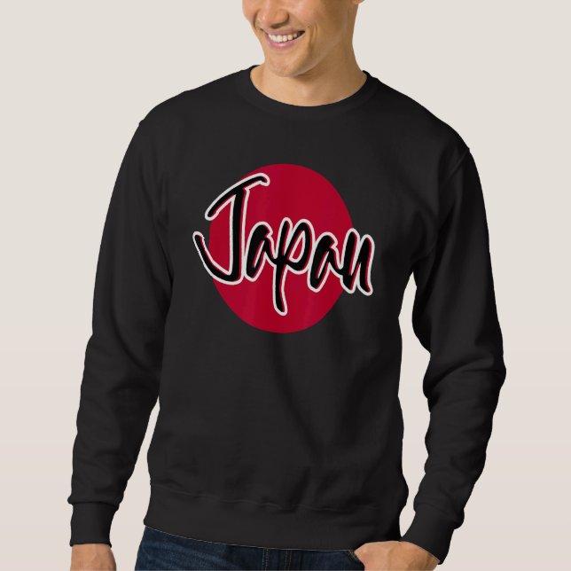 Japanische Flagge Sweatshirt (Vorderseite)