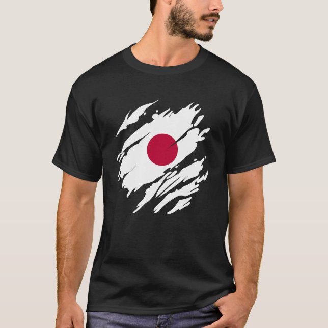 Japanische Flagge T-Shirt (Vorderseite)