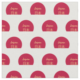 Japanische Flagge und japanische Trendfabrik / Mod Stoff