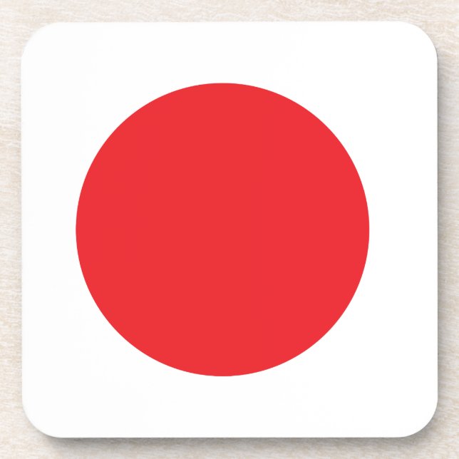 Japanische Flagge Untersetzer (Vorderseite)
