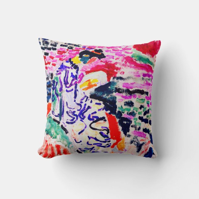 Japanische Frau neben dem Wasser, Matisse Kissen (Vorderseite)
