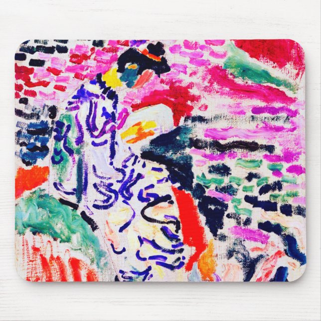 Japanische Frau neben dem Wasser, Matisse Mousepad (Vorne)