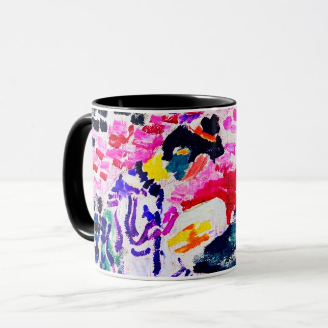 Japanische Frau neben dem Wasser, Matisse Tasse (Vorderseite Links)