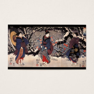 Japanische Frauen in den Schnee C. 1800s
