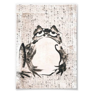 japanische Froschmalerei Kunst Leinwand Kunstwerk  Fotodruck