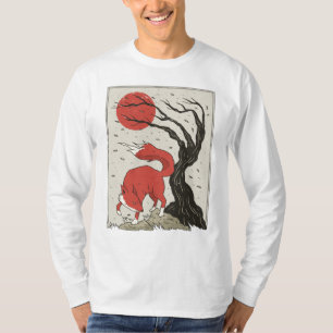 Japanische Fuchs-Kunst T-Shirt