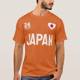 Japanische Fußballmannschaft 24 Sieben Japan-Lüfte T-Shirt