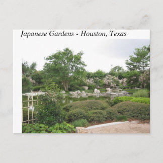 Japanische Gärten - Houston, Texas - Postcard Postkarte