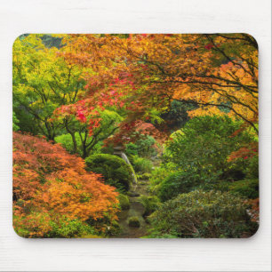 Japanische Gärten im Herbst in Portland, Oregon 2 Mousepad