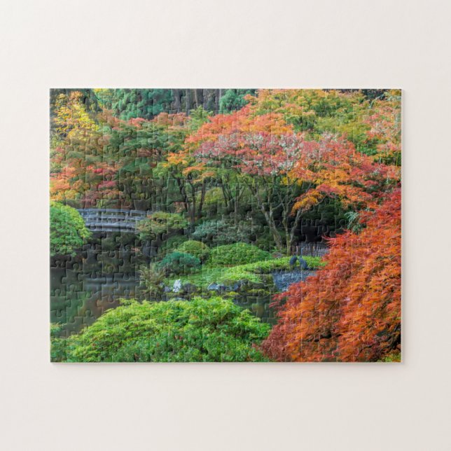 Japanische Gärten im Herbst in Portland, Oregon 3 (Horizontal)
