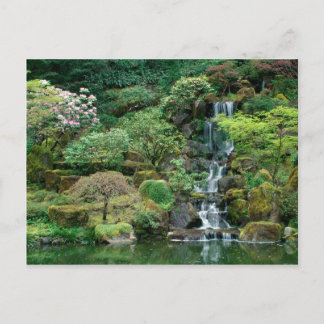 Japanische Gärten Portland, Oregon Postkarte