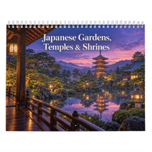Japanische Gärten, Tempel und Schreine Kalender