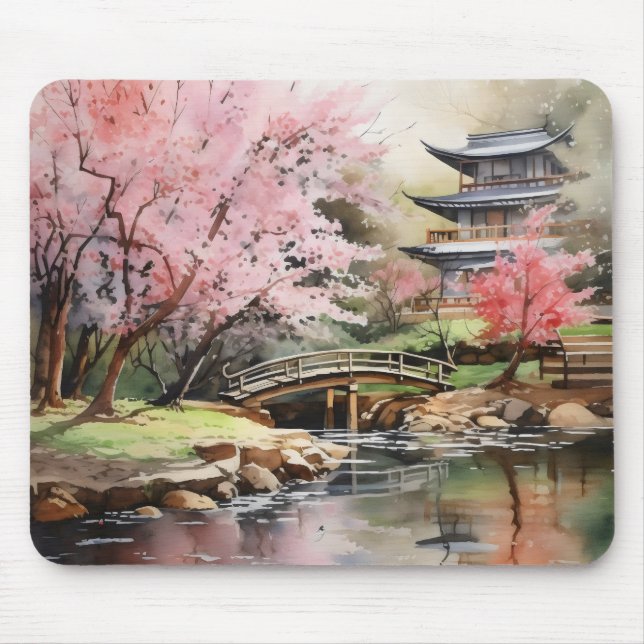 Japanische Gartenfrüchte Mousepad (Vorne)