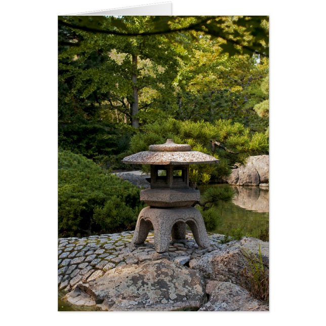 Japanische Gartenkarte (Vorne)