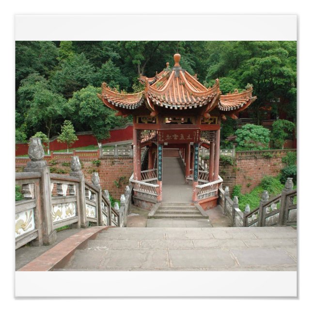 Japanische Gate Bridge Fotodruck (Vorne)