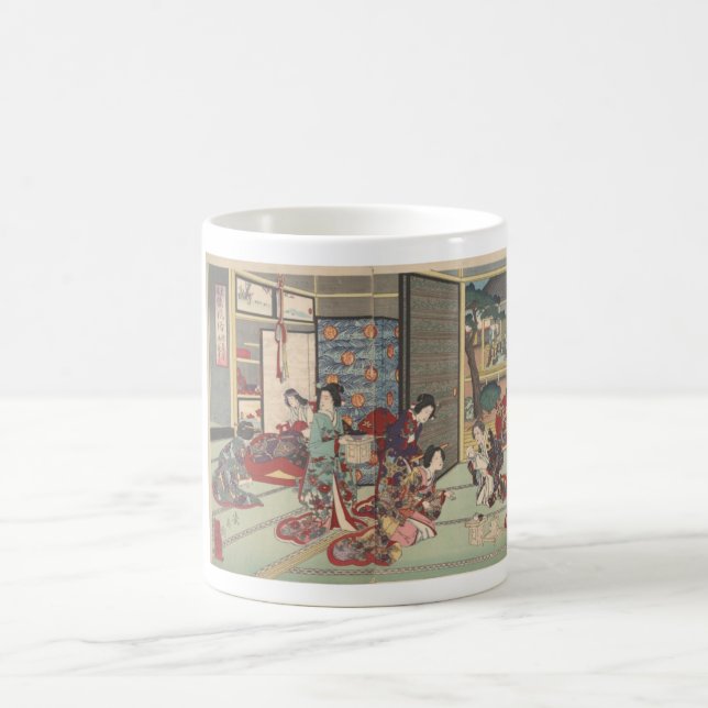 Japanische Geburtszeremonie - Tasse (Mittel)