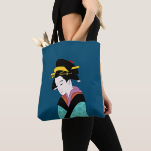 Japanische Geisha Kimono-niedliche Kunst Tasche