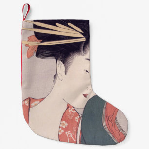 Japanische Geisha Kleiner Weihnachtsstrumpf