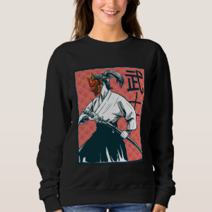 Japanische Geisha-Kunst Japanische Onna musha Re Sweatshirt
