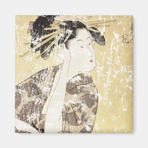 Japanische Geisha Magnet