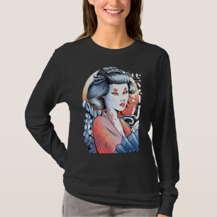 Japanische Geisha Tradition Robe Kultur Kostüm T-Shirt