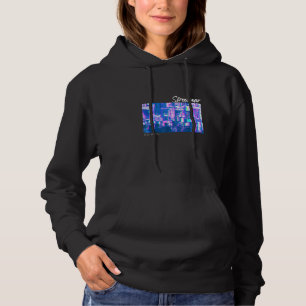 Japanische Glitch Cyberpunk Tokyo Streetwear Aesth Hoodie