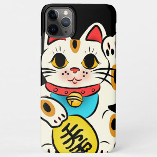 japanische glückliche Katze iPhone 11Pro Max Hülle