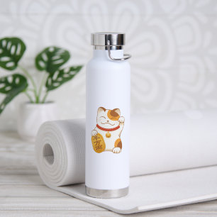 Japanische Glückskatze, Maneki Neko Trinkflasche
