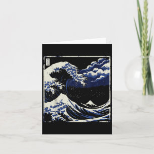 Japanische Große Welle von Kanagawa Ukiyo-e Art Me Karte