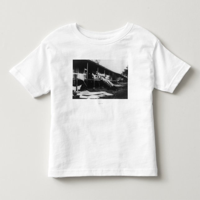 Japanische Häuser in Hawaii-Fotografie Kleinkind T-shirt (Vorderseite)