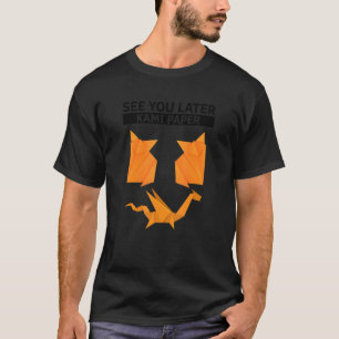 Japanische Herkunft und farbenfrohe Kirigami Origa T-Shirt